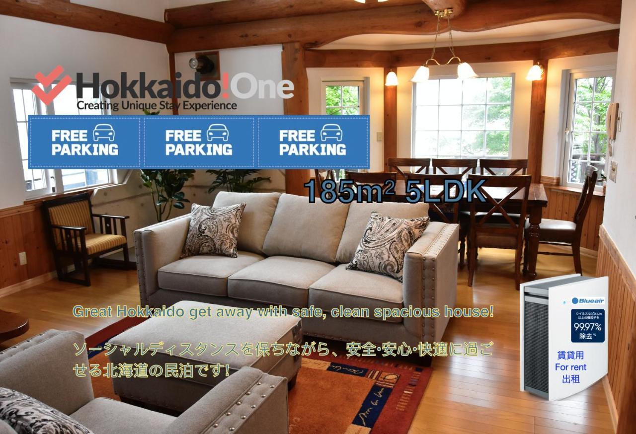 Sapporo Luxury Log House 5Brm Max 18Ppl 4 Free Parking Villa Luaran gambar